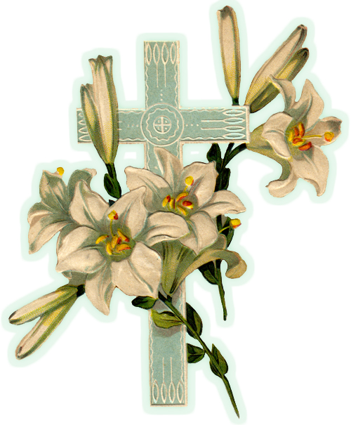 clip art easter lilies. This Free Easter Lily Art Deco